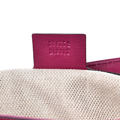 Gucci Patent Medium Soho Flap Crossbody Bright Bougainvillea 7 of 16