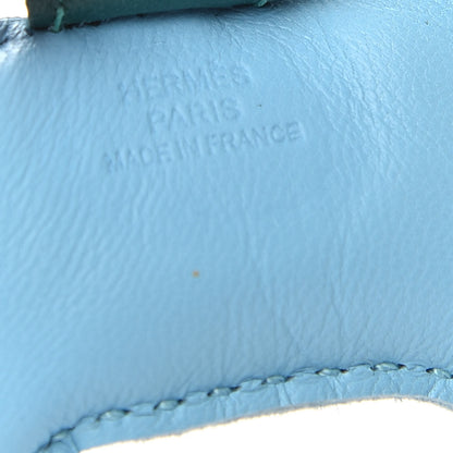 Hermes Milo Lambskin Grigri Rodeo Horse Bag Charm PM Celeste Malachite Craie 3 of 3