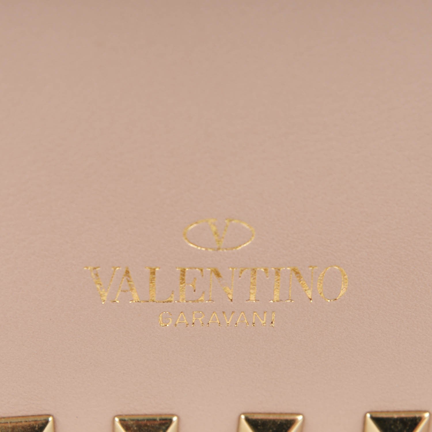 Valentino Garavani Vitello Mini Rockstud Flap Saddle Crossbody Bag Poudre 8 of 9