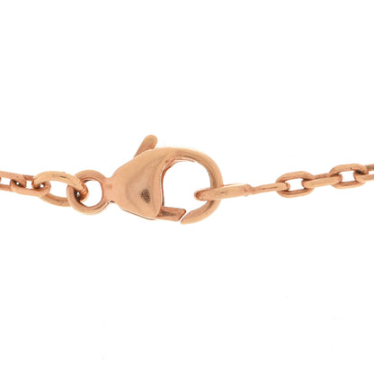 Hermes Lacquered Rose Gold Pop H Pendant Necklace White 7 of 8