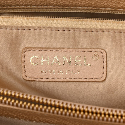 Chanel Caviar Quilted Grand Shopping Tote GST Beige Clair 6 of 12