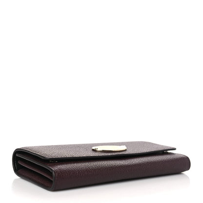 Mulberry Heavy Grain Calfskin Continental Wallet Oxblood 4 of 7