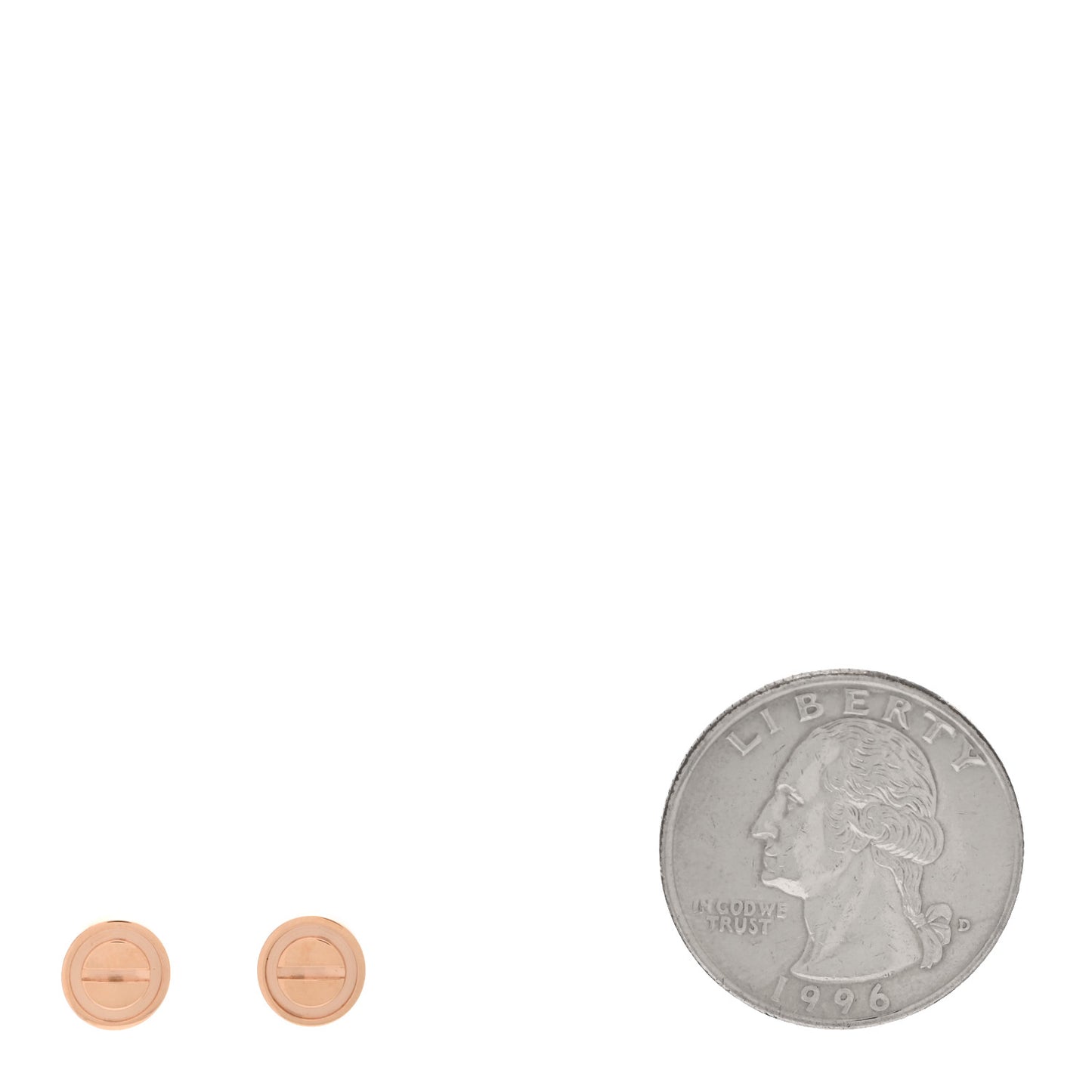 18K Pink Gold LOVE Earrings