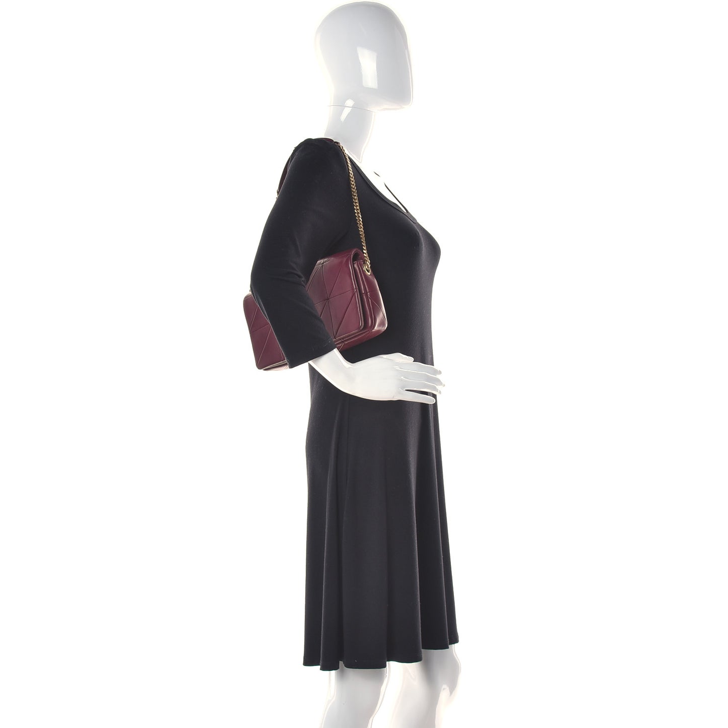 Lambskin Patchwork Monogram Medium Jamie Rouge Legion