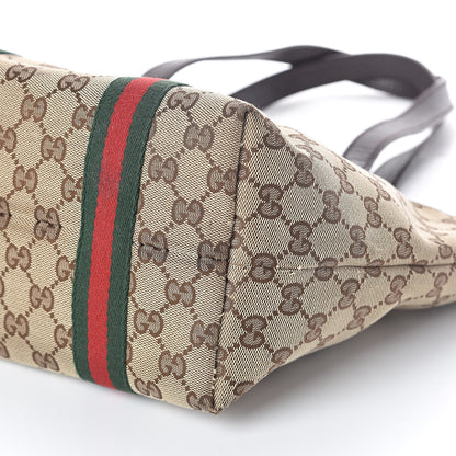 Gucci Monogram Medium Jolicoeur Tote Dark Brown 9 of 9