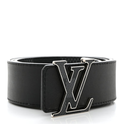 Louis Vuitton Damier Graphite Damier Infini 40mm LV Initiales Reversible Belt Onyx Black 90 36 2 of 8