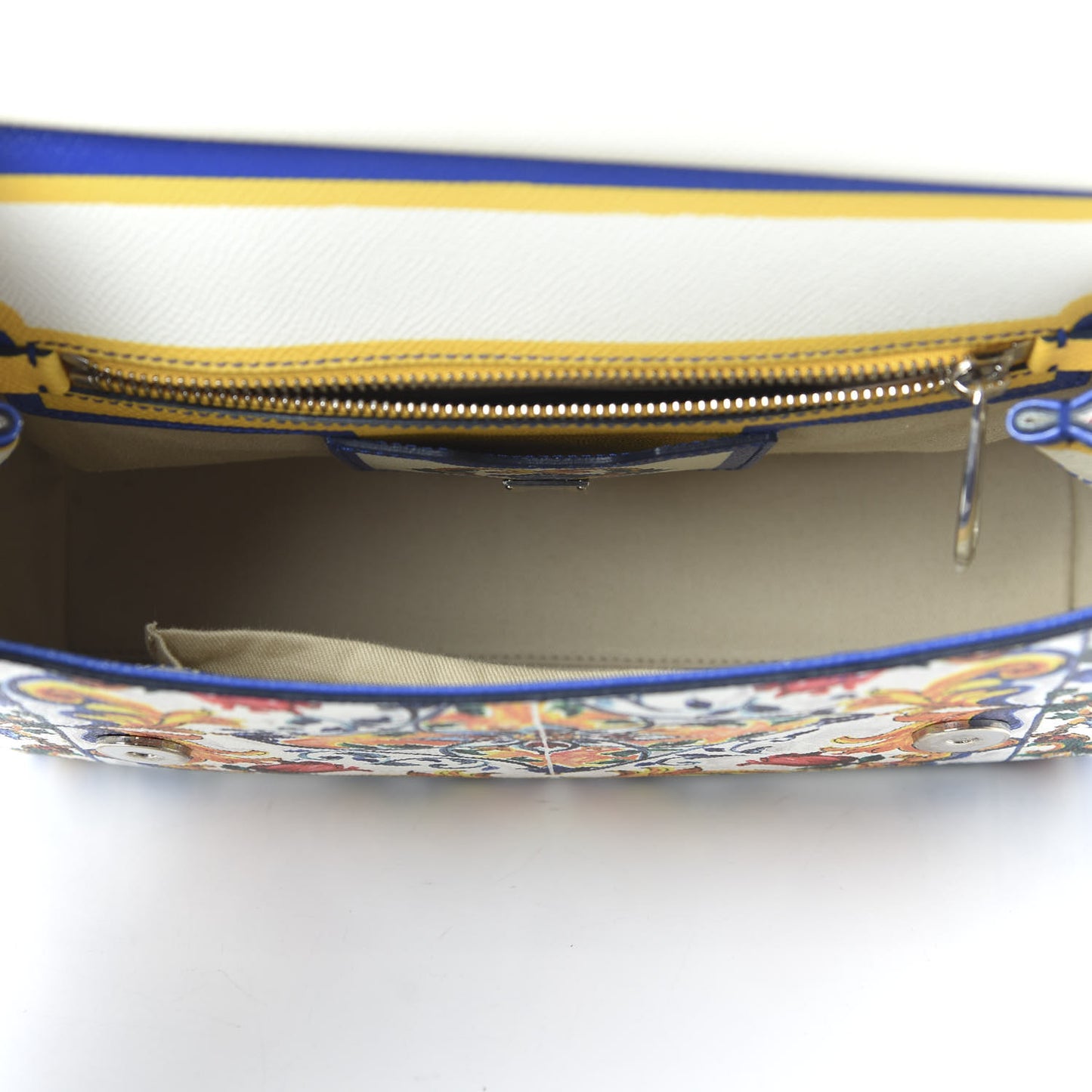 Dauphine Majolica Print Medium Miss Sicily Satchel Multicolor