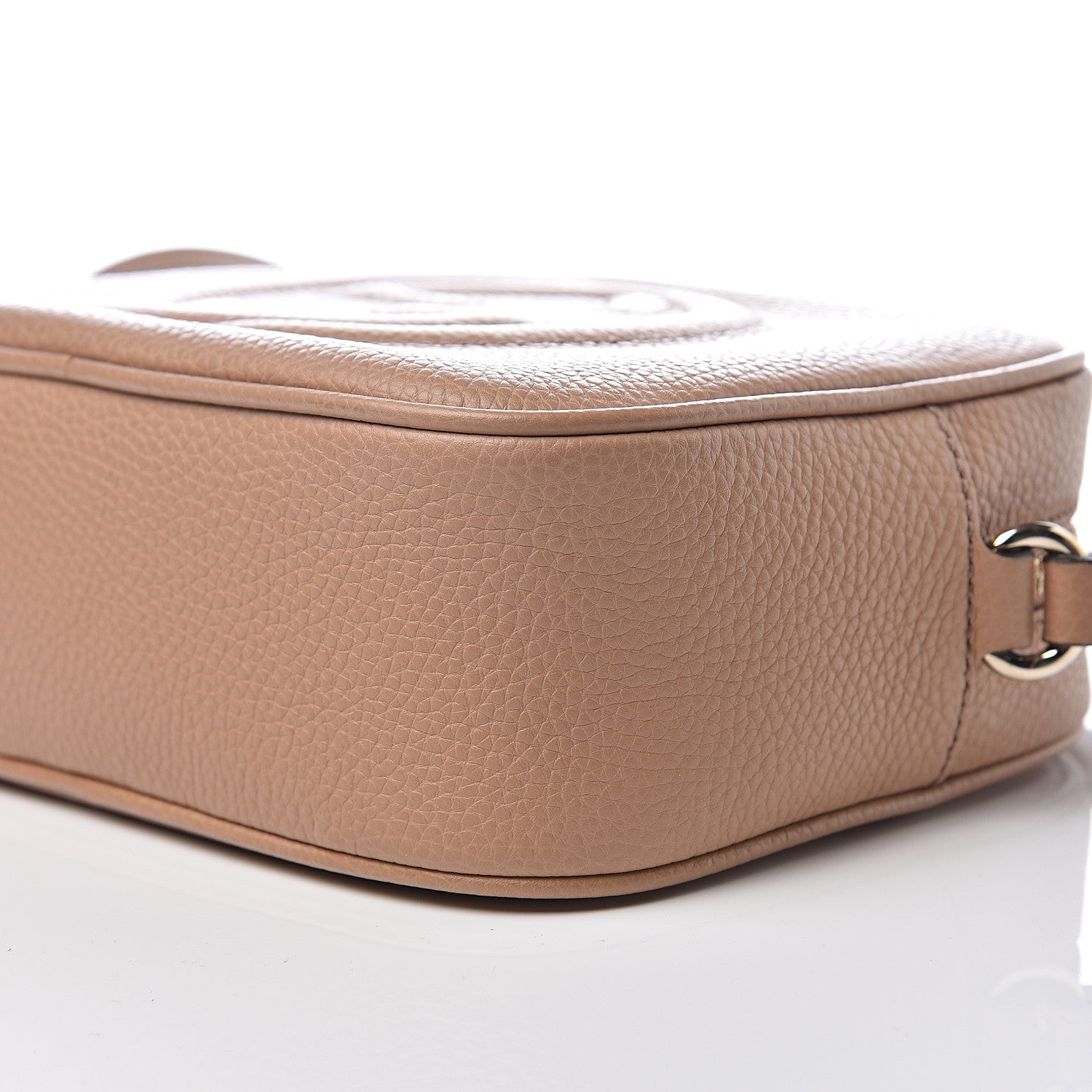 Gucci Pebbled Calfskin Small Soho Disco Bag Rose Beige 8 of 9