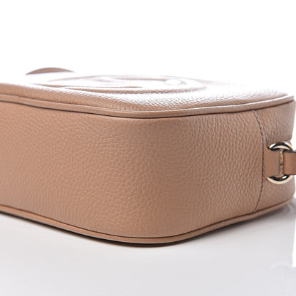 Gucci Pebbled Calfskin Small Soho Disco Bag Rose Beige 8 of 9