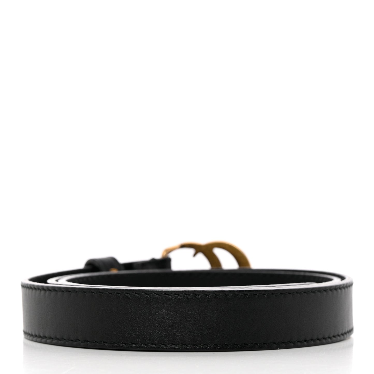 Calfskin Double G 20mm Belt 75 30 Black