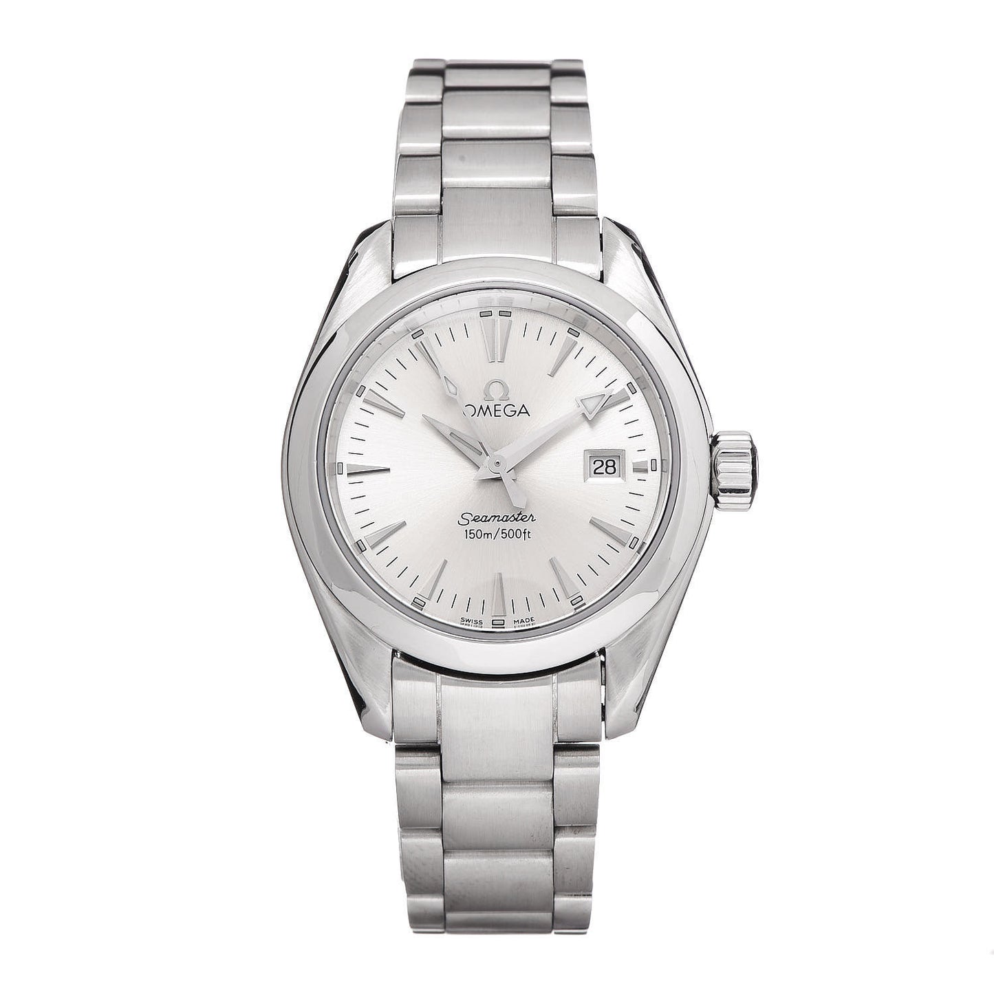 Stainless Steel 29mm Seamaster Aqua Terra Quartz Watch 2577.30