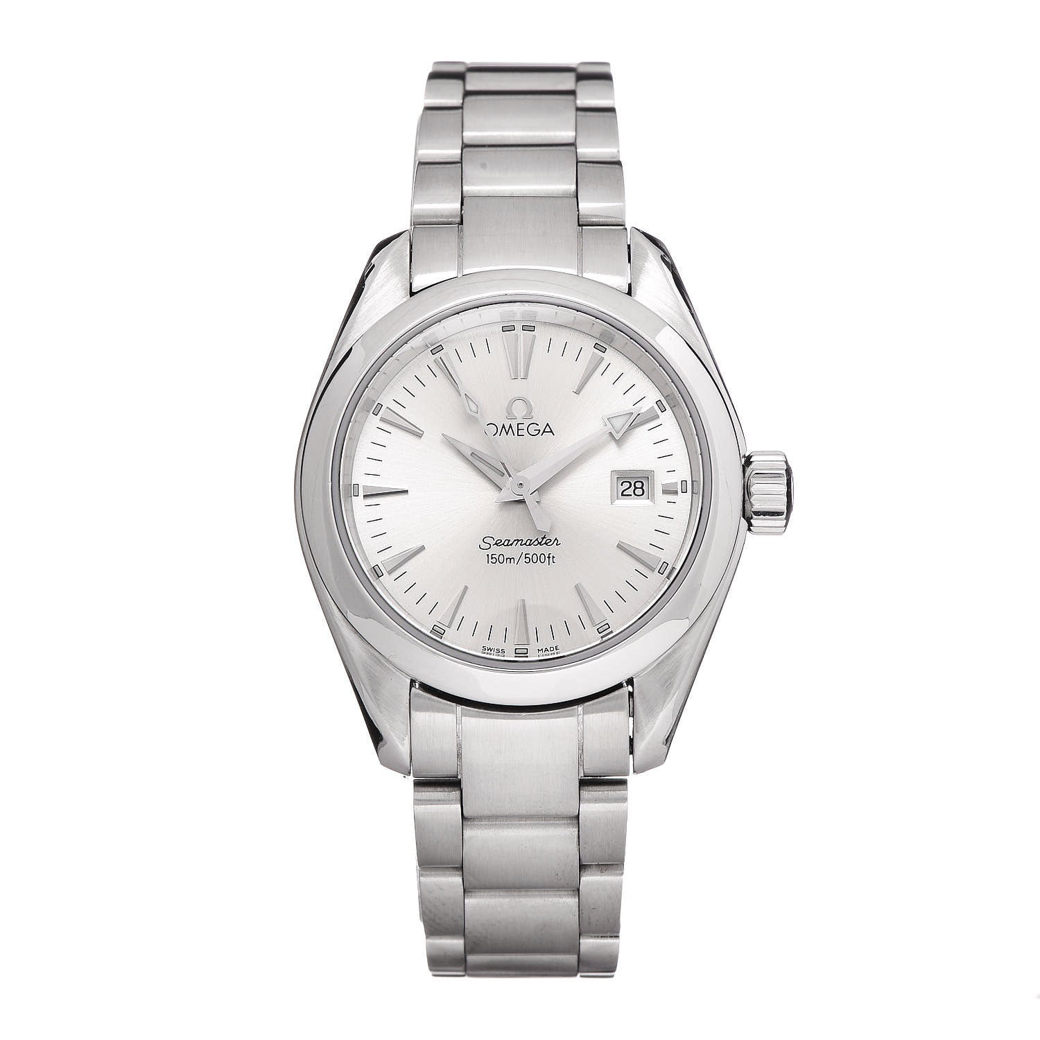 Omega Stainless Steel 29mm Seamaster Aqua Terra Quartz Watch 2577.30 1 of 7