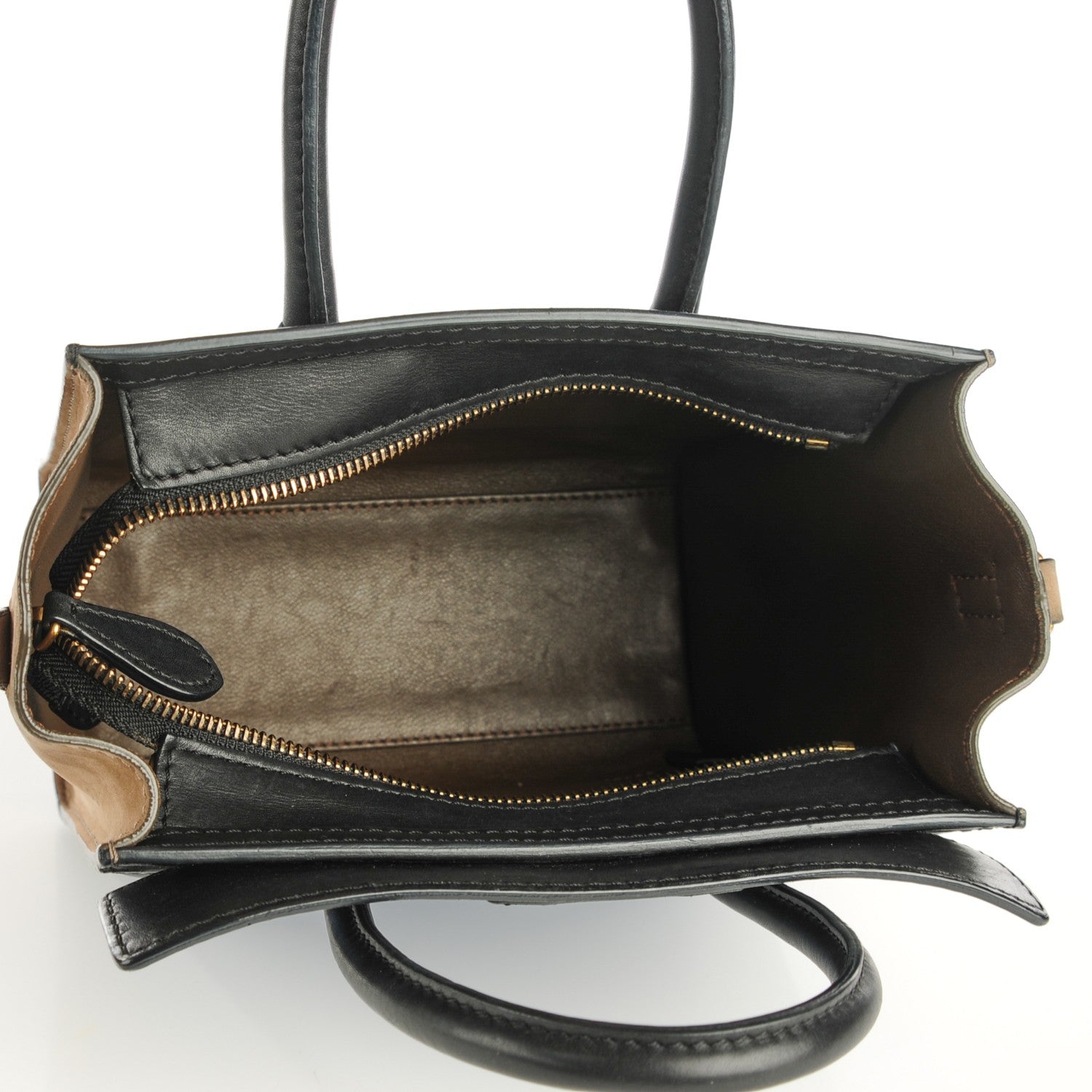 Celine Nubuck Smooth Calfskin Nano Tri-Color Luggage Royal Blue 5 of 7