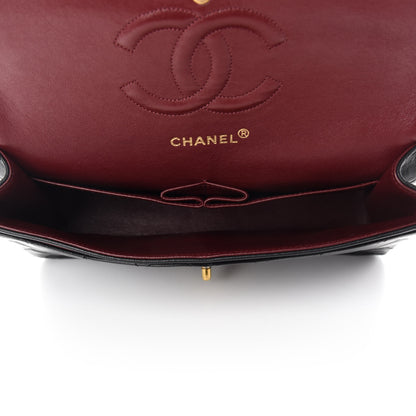 Chanel Lambskin Quilted Medium Double Flap Black 5 of 14
