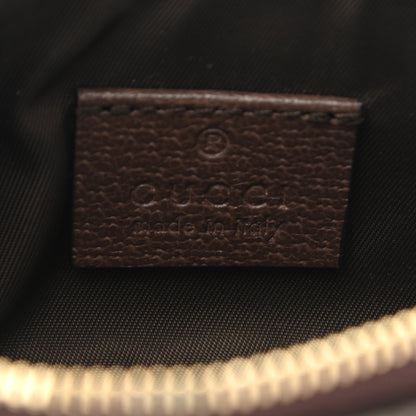 Gucci GG Supreme Monogram Web Ophidia Dome Key Pouch Beige New Acero 6 of 8