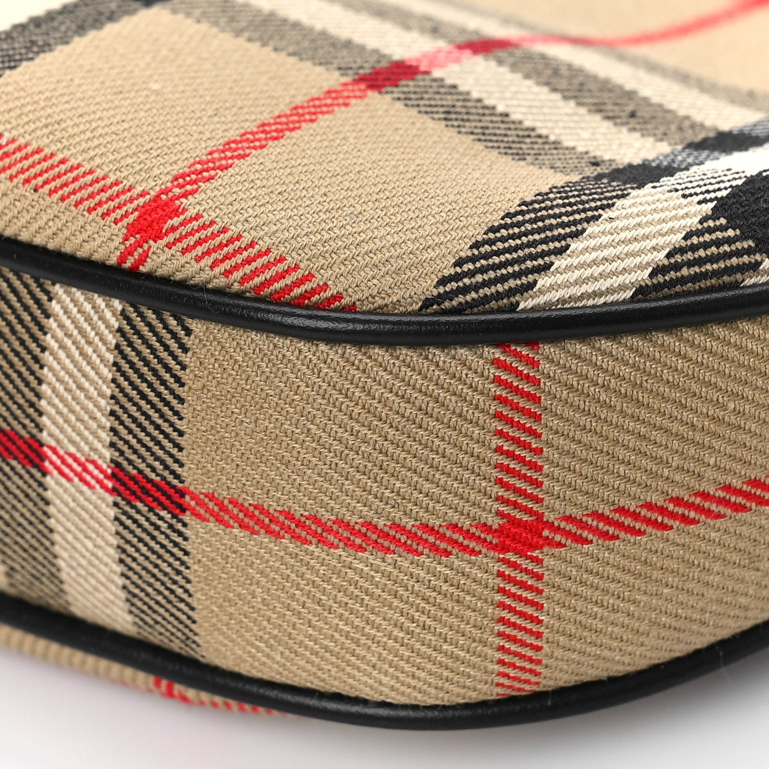 Burberry Vintage Check Calfskin Olympia Pouch Archive Beige 8 of 8