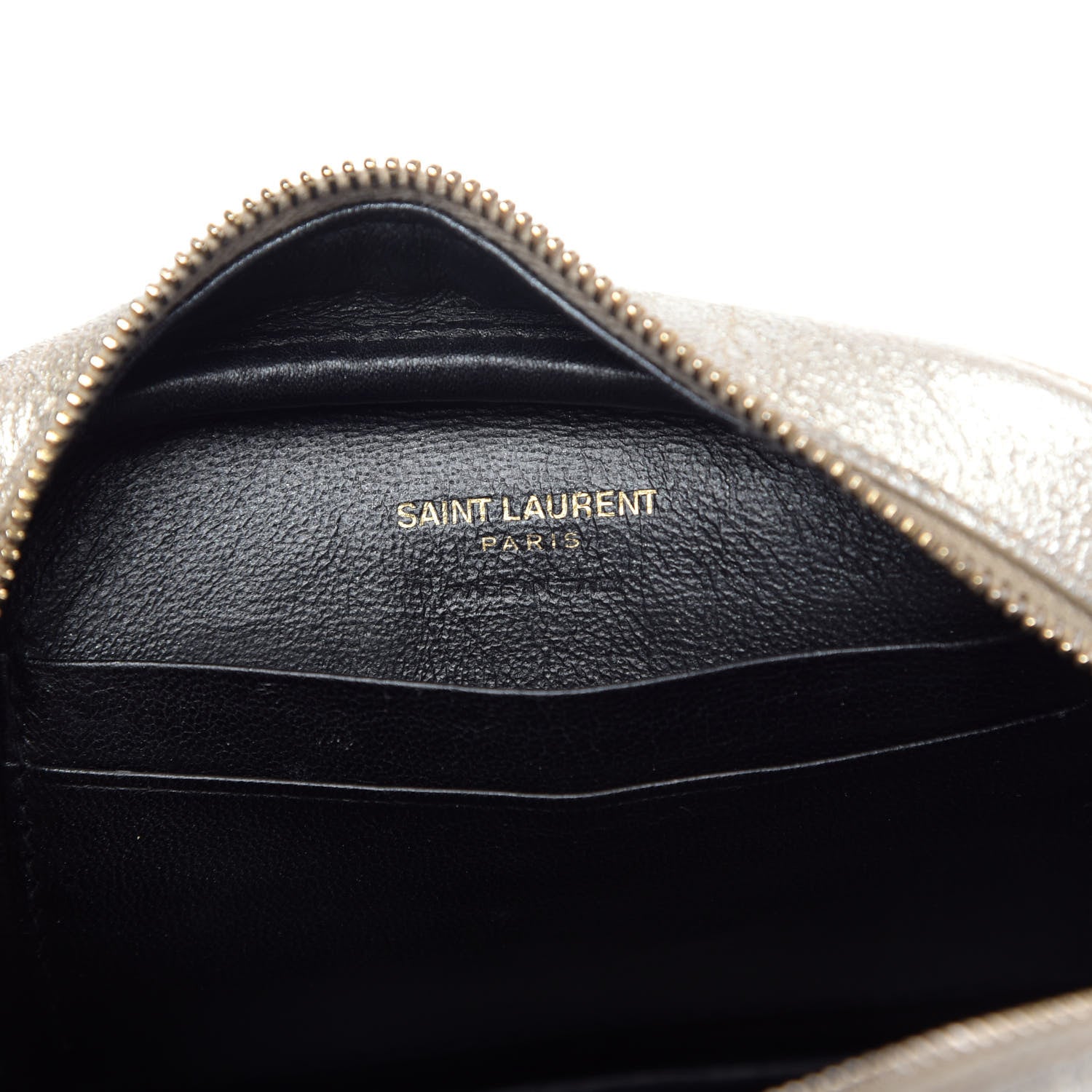 Saint Laurent Metallic Calfskin Monogram Blogger Bag Gold 6 of 10