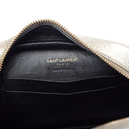 Saint Laurent Metallic Calfskin Monogram Blogger Bag Gold 6 of 10