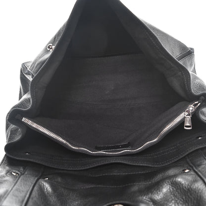 Saint Laurent Calfskin Canvas Large Muse Two Black 5 of 13