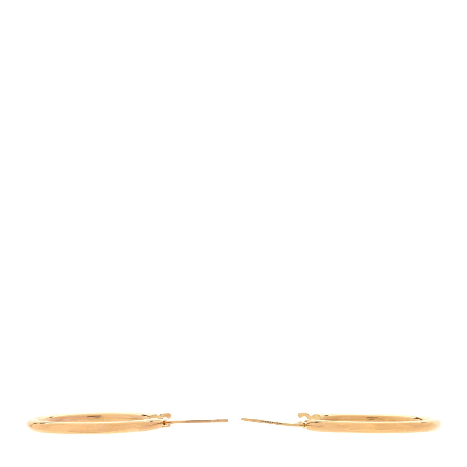 Roberto Coin 18K Yellow Gold 25mm Hoop Earrings 3 of 5