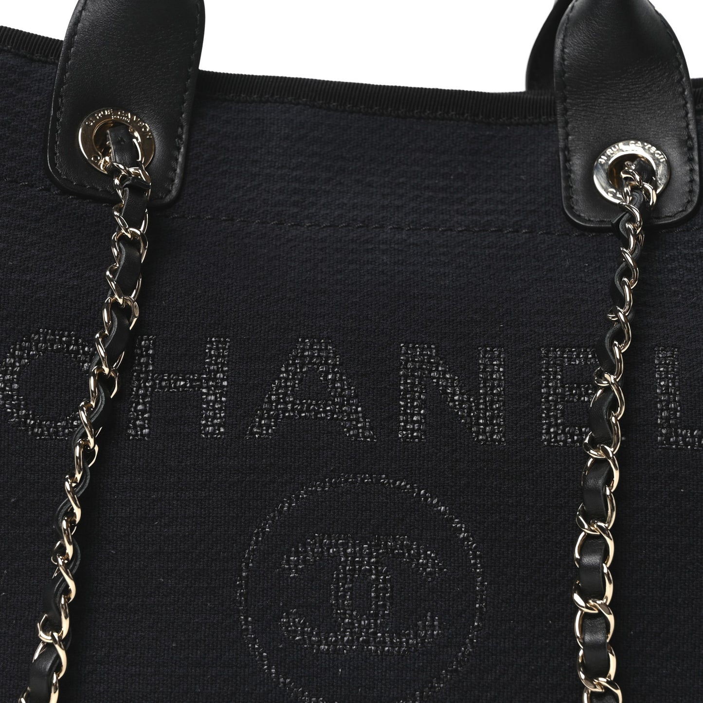 Mixed Fibers Small Deauville Tote Black
