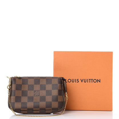 Louis Vuitton Damier Ebene Mini Pochette Accessories 8 of 8