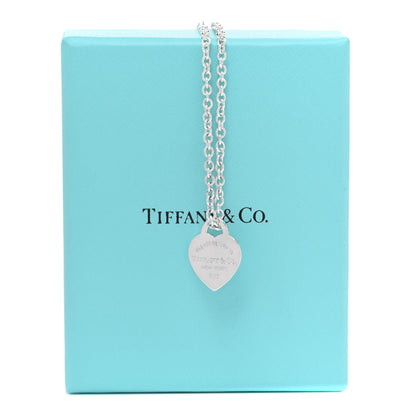 Tiffany Sterling Silver Small Return to Tiffany Heart Pendant Necklace 7 of 7