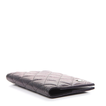Chanel Iridescent Caviar Quilted Passport Holder Black 3 of 7