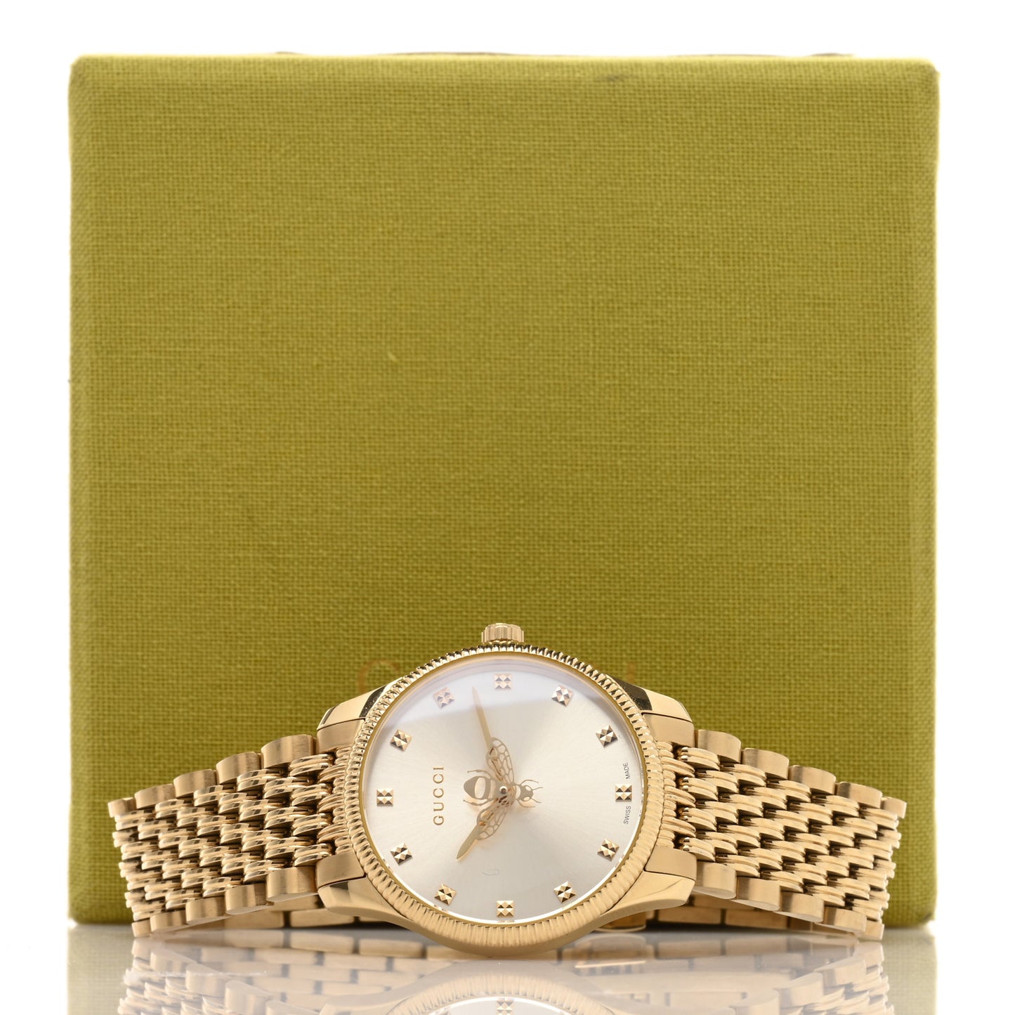 Stainless Steel 29mm G-Timeless Bee Quartz Watch Gold