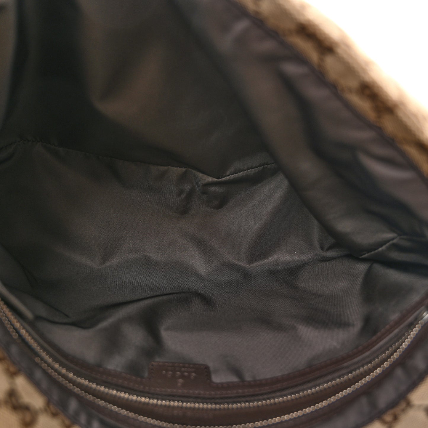 GG Monogram Large Crossbody Bag Dark Brown