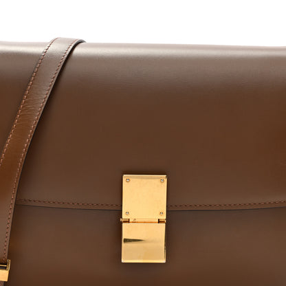 Celine Box Calfskin Medium Classic Box Flap Bag Camel 7 of 9