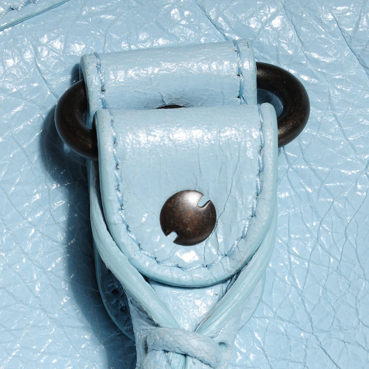 Balenciaga Agneau Classic Hardware City Bleu Dragee 12 of 17