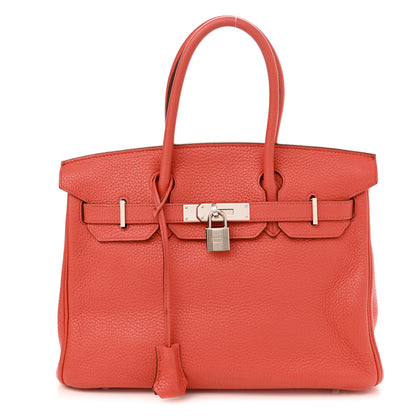 Hermes Taurillon Clemence Birkin 30 Bougainvillea 1 of 15