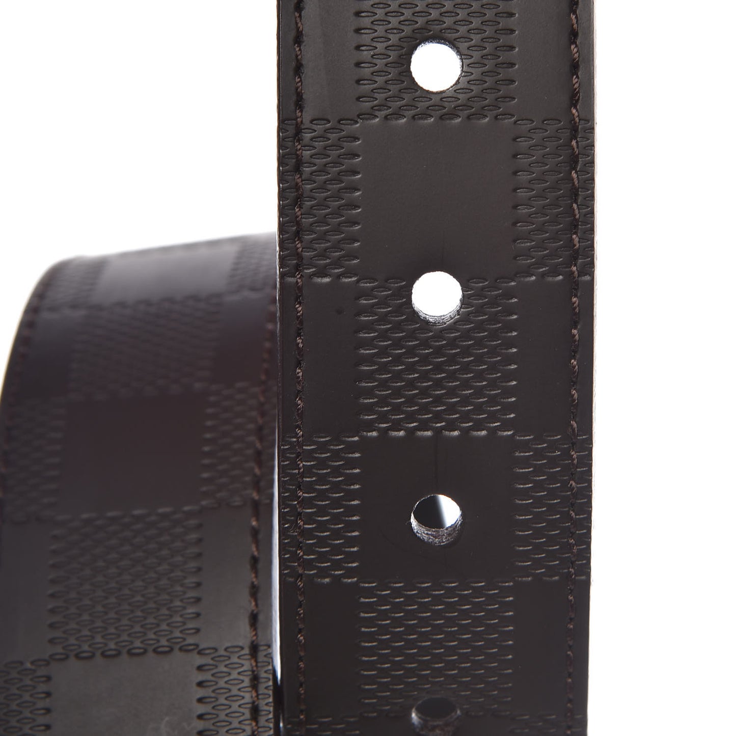 Damier Infini Calfskin Boston 30mm Reversible Belt 95 38 Moka