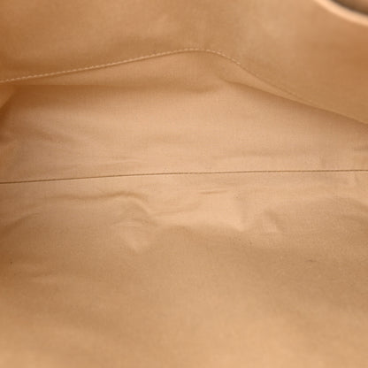 Chloe Cotton Calfskin Medium Woody Ribbon Tote White Brown 5 of 10