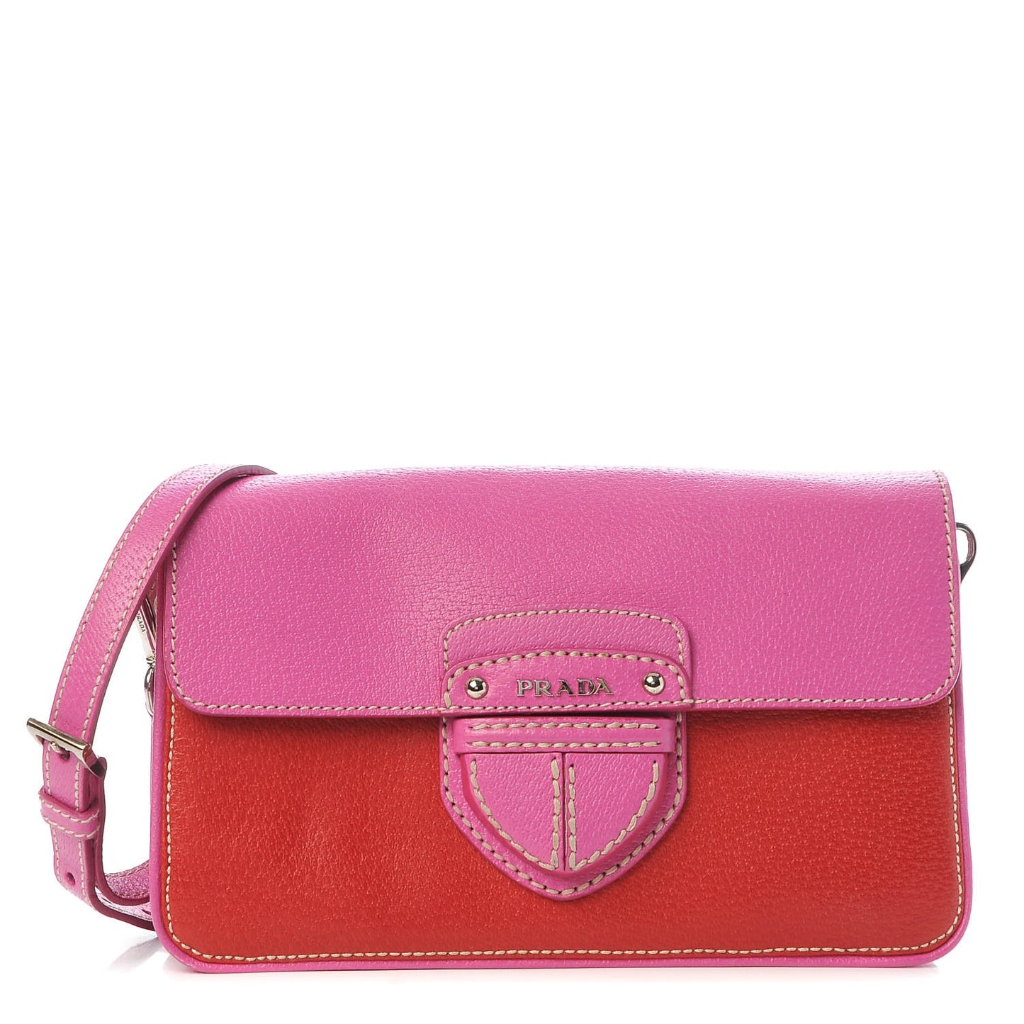 Cinghiale Color Crossbody Bag Fuxia Fuoco