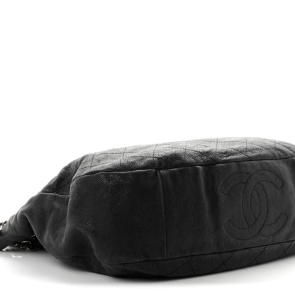 Chanel Caviar Quilted Simply CC Hobo Black 8 of 9