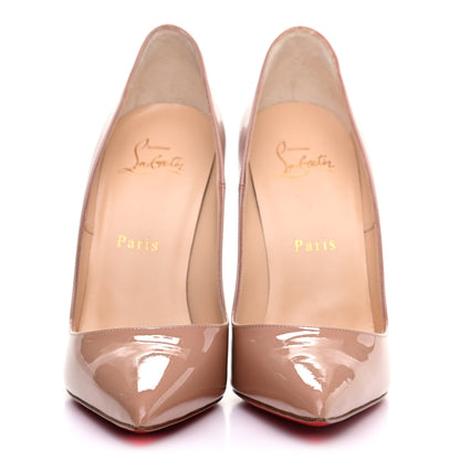 Christian Louboutin Patent So Kate 120 Pumps 37.5 Nude 2 of 8