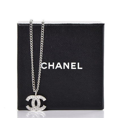 Chanel CC Necklace Silver 5 of 5