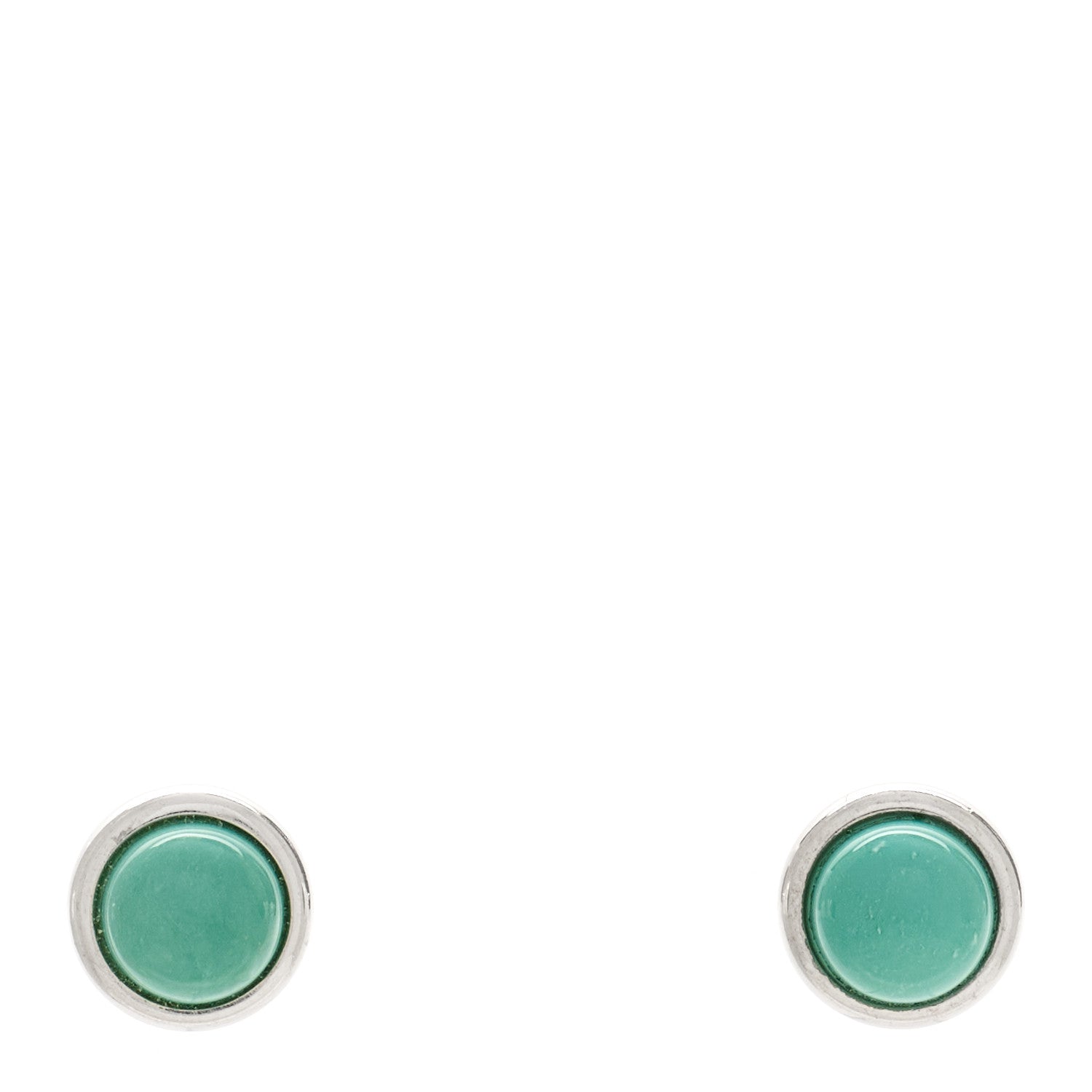Tiffany Sterling Silver Turquoise Color By The Yard Earrings 1 of 4