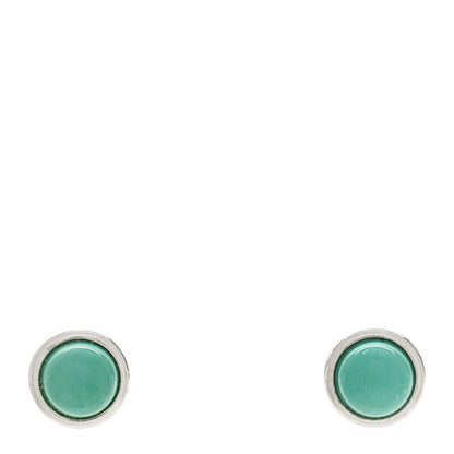 Tiffany Sterling Silver Turquoise Color By The Yard Earrings 1 of 4