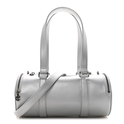 Telfar Vegan Leather Medium Duffle Silver 1 of 9
