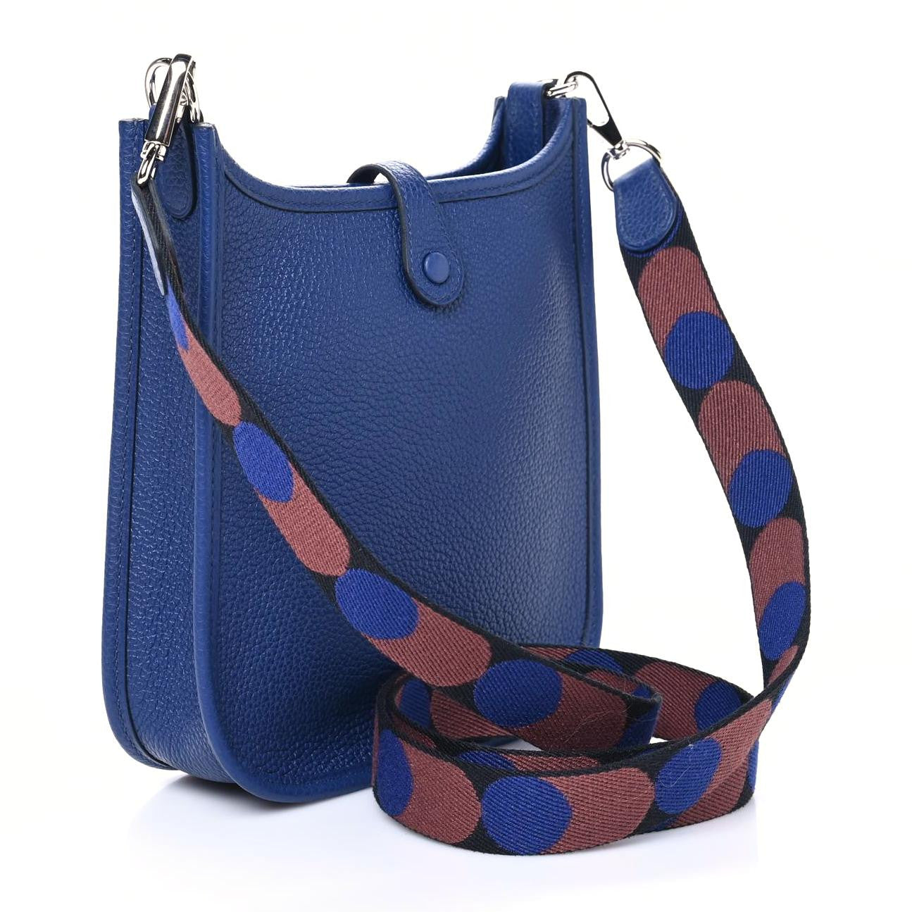 Hermes Taurillon Clemence Flipperball Sangle Evelyne TPM Bleu Saphir Black Bleu Saphir 3 of 10