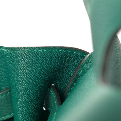 Hermes Togo Birkin 35 Malachite 6 of 9