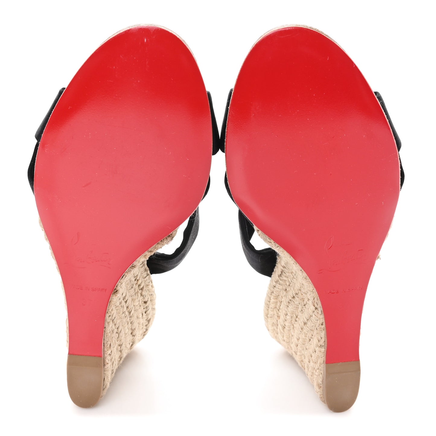 Silk Satin Delfin Espadrille Wedges 37 Black