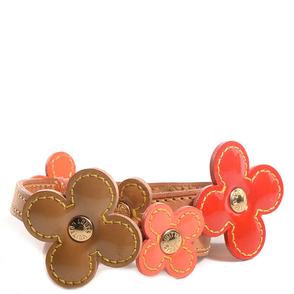 Louis Vuitton Patent Fleur Double Wrap Bracelet 1 of 5