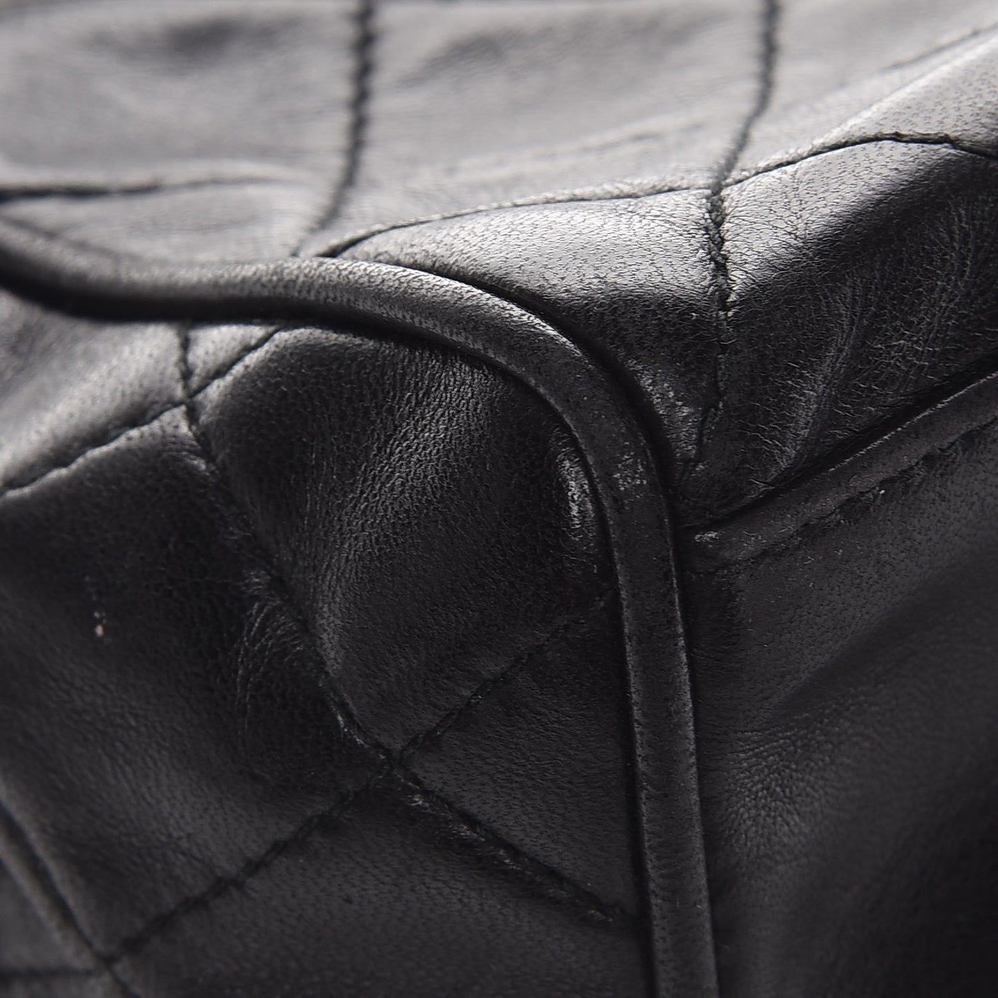 Lambskin Quilted Small Shoulder Bag Black