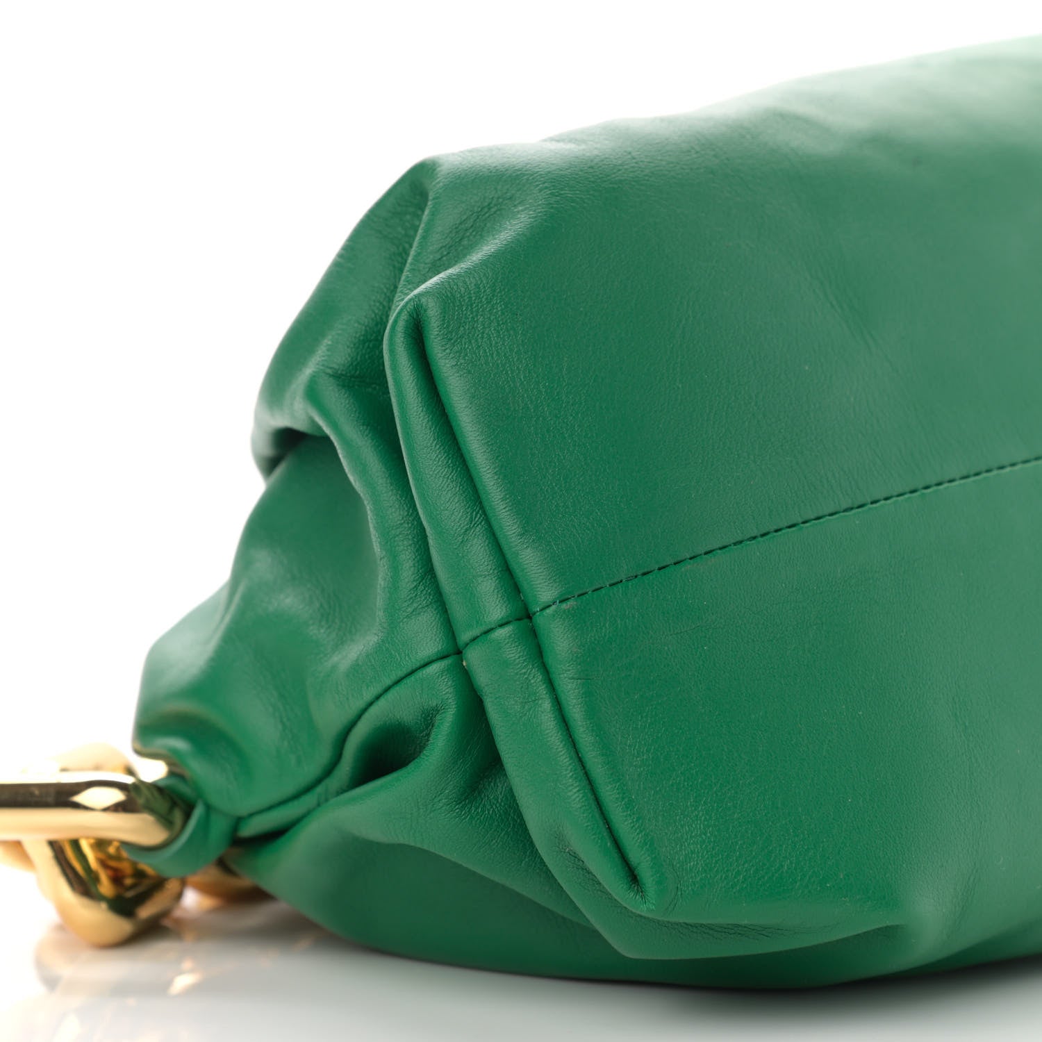 Bottega Veneta Calfskin The Pouch Chain Racing Green 9 of 11