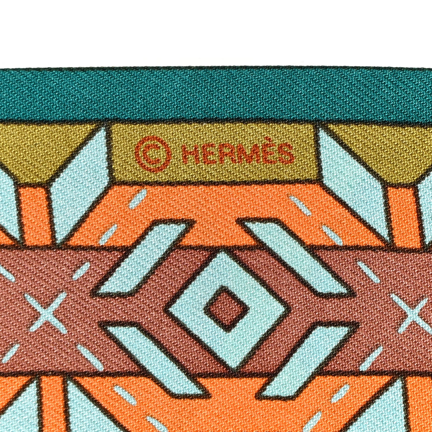 Hermes Silk Belles du Mexique Twilly 3 of 4