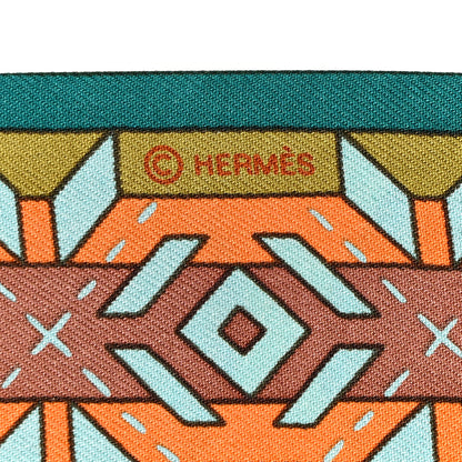 Hermes Silk Belles du Mexique Twilly 3 of 4